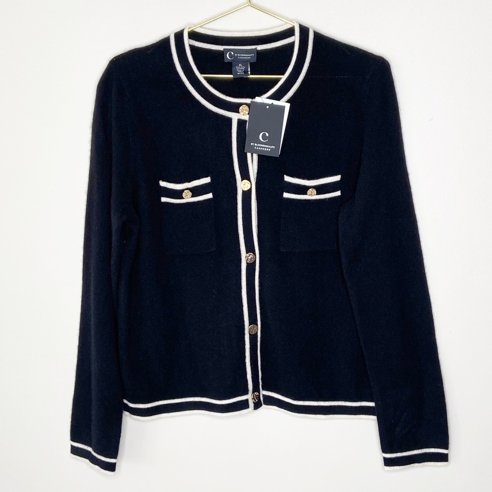 Cashmere Bloomingdale’s Cardigan Sweater XL NWT